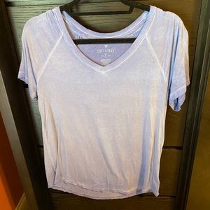 AE shirt light blue